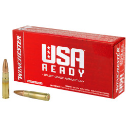 Winchester USA Ready 300 AAC Blackout Ammo 125 Grain Full Metal Jacket Open Tip - 1000 Rounds - Free Shipping!