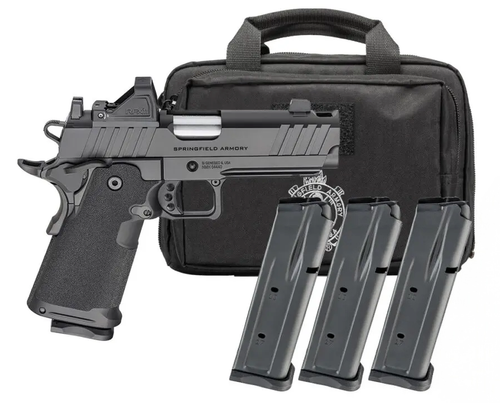 Springfield Armory 1911 DS Prodigy Comp 9mm 20rd Pistol, 4.25" Barrel, Gear Pac