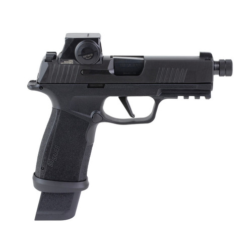 Sig Sauer P365 X-Macro Tacops 9mm 21rd OR Pistol, 4.3" Threaded Barrel, Romeo-X Red Dot, Black