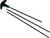 Gunslick Blackened Steel 3-Piece .30 Caliber Rifle Cleaning Rod - 36008