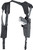 UNCLE MIKES VERTICAL SHOULDER SYSTEM 7505-1 05 BLACK NYLON