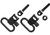 Uncle Mike's 15972 Magnum Band 20 Gauge Shotgun QD Swivel & Studs 115 SG-4