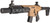 Sig Sauer MCX Canebrake .177 Cal CO2 Powered Two-Tone Air Rifle, 30 Pellet Rds