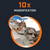 Bushnell 10x50mm Powerview 2 Binoculars- 6.6° AOV-Range(10x to 20x) - Gray