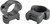 Weaver 49302 Gland Slam 1-Inch Steel Top-Mount Riflescope Rings, Medium Black