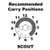 Galco Scout 3.0 IWB, Gen 2, Sig-Sauer P225 /P6, Ambidextrous, Rough Out Premium Steerhide S2-250B