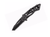 Bones, Black Handle/Blade, ComboEdge