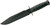 KA-BAR 1271 Fighter Knife 8" Combo Blade, Kraton G Handle, Leather Sheath