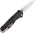 SOG Flash II FSA8-CP Straight Edge Knife w/ Satin Blade & Black Handle