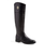 Tory Burch Tumbled Leather Junction Riding Boots (5, Black)