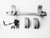 Game Reaper Howa 1500 Short Action, Medium Height, 1 Inch Mount, Silver