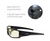 Howard Leight by Honeywell Uvex Hypershock Low-Light Shooting Glasses with Uvextreme Plus Anti-Fog Lens Coating, Amber L