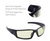 Howard Leight by Honeywell Uvex Hypershock Low-Light Shooting Glasses with Uvextreme Plus Anti-Fog Lens Coating, Amber L