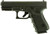 Glock UI1950203 G19 Gen3 Compact 9mm Luger  4.02 Barrel 151  Black Frame  Slide Finger Grooved Rough Texture Polymer Grip Safe Action Trigger US Made