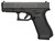 Glock PA455S201 G45 Gen5 Compact Crossover 9mm Luger 4.02 101 Overall Black Finish with nDLC Steel with Front Serrations Slide Rough Texture Interchangeable Backstraps Grip  Fixed Sights