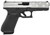 Glock PA175S204MOSBWFS G17 Gen5 MOS 9mm Luger 4.49 171 Black Polymer Frame Battle Worn Flag Cerakote Steel with Front Serrations  MOS Cuts Slide Rough Textured Interchangeable Backstraps Grip