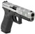 Glock PA175S204MOSBWFS G17 Gen5 MOS 9mm Luger 4.49 171 Black Polymer Frame Battle Worn Flag Cerakote Steel with Front Serrations  MOS Cuts Slide Rough Textured Interchangeable Backstraps Grip
