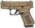 GLOCK 43X 9MM PISTOL, BATTLEWORN BRONZE DISTRESSED FLAG - PX4350204-BBBWFLAG