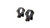 Trijicon AC22003 Scope Ring Set  Picatinny Rail 34mm Tube Black Hardcoat Anodized Aluminum
