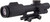 Trijicon 1600002 VCOG  Black Hardcoat Anodized 16x 24mm LED Illuminated Red Horseshoe Dot wCrosshair   Reticle