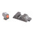 Trijicon 600538 HD Night Sight Set 3Dot Tritium Green with Orange Outline Front Green with Black Outline Rear Black Frame for Most Glock Except MOS Variants
