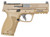 Smith  Wesson 13572 MP M2.0 Optic Ready Striker Fire 9mm Luger 4 Barrel 151 Flat Dark Earth Polymer Frame With Picatinny Acc. Rail Optic Cut FDE Armornite Stainless Steel Slide No Manual Safety