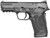 Smith  Wesson 13458 MP Shield EZ 30 Super Carry 3.67 Barrel 101  Black Polymer Frame With Picatinny Acc. Rail Armornite Stainless Steel Slide Manual Safety