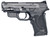 Smith  Wesson 12439 MP Shield EZ M2.0 9mm Luger 3.68 81 Black Black Armornite Stainless Steel Slide Black Polymer Grip Crimson Trace Red Laser No Manual
