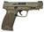 Smith  Wesson 11769 MP M2.0 Striker Fire 45 ACP 4.60 Barrel 101 Flat Dark Earth Polymer Frame FDE Armornite Slide FDE Interchangeable Backstrap Grip No Manual Safety