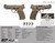 Smith  Wesson 11769 MP M2.0 Striker Fire 45 ACP 4.60 Barrel 101 Flat Dark Earth Polymer Frame FDE Armornite Slide FDE Interchangeable Backstrap Grip No Manual Safety