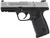 Smith  Wesson 123400 SD VE 40 SW Stainless Steel 4 Barrel 101 Black Polymer Frame With  Picatinny Acc. Rail Satin Stainless Steel Slide Textured Polymer Grip No Manual Safety