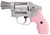 Smith  Wesson 150466 Model 642 Airweight 38 SW Spl P Stainless Steel  1.88 Barrel  5rd Cylinder Matte Silver Aluminum Alloy JFrame Pink Polymer Grip Snagfree Enclosed Hammer Internal Lock