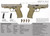 Smith  Wesson 11989 MP M2.0 9mm Luger 5 Barrel 171 Flat Dark Earth Polymer Frame With Picatinny Acc. Rail FDE   Armornite Stainless Steel Slide  No Manual Safety