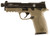 Smith  Wesson 10242 MP Compact 22 LR 3.60 Threaded Barrel 101 Flat Dark Earth Cerakote Frame With Picatinny Acc. Rail Black Aluminum Slide Ambidextrous Manual Safety