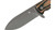 KA-BAR Mark 98 Folder- multicolor G10, Black Pocket Clip-Str Edge Clam Pack