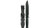 KA-BAR Knives Fighter Straight Edge Fixed Knife, 8in, 1095 Cro-Van, Clip Point, Black Powder Coat