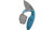 KA-BAR Knives USSF TDI Astro MP Fixed Blade Knife, 213in, AUS 8A Stainles Steel, Blue Zytel, 1480SF