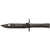 Smith & Wesson -  8 in Special Ops M-9 Bayonet Special Force Knife/Black Polymer Scabbard