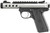 Ruger 22LR 4" Barrel, Black-Steel, Checkered 1911-Style Panel Grip Rimfire Pistol - 10Rd