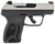 Ruger .380 ACP 2" Barrel, Savage Silver Cerakote, Black Nylon Grip Pistol - 10Rd