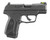 Ruger 9mm 3" Barrel, Black-Steel, Hogue Beavertail Grip Pistol - 10 Rd