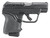Ruger 22LR 2" Barrel, Black-Steel, Hogue HandALL Rubber Grip Pistol - 10Rd