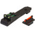 TRUGLO LEVER FIBER OPTIC ACTION RIFLE SIGHT SET