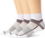 Saucony Inferno Quarter Socks 3 Pack, White, L