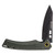 Remington EDC Liner Lock Folding Knife 4.5" Closed - Stonewashed Coping Blade (OD Green)