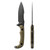 Toor Knives Apnea Fixed Blade Mid-Length Tactical knife, Spitfire Green
