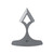 Toor Knives Thor's Hammer Push Dagger, Phantom Grey