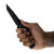 Toor Knives Darter T Fixed Blade Knife, Shadow Black