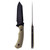 Toor Knives Zenith Fixed Blade Knife, Spiftire Green