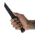Toor Knives Overlord Fixed Blade Knife, Shadow Black